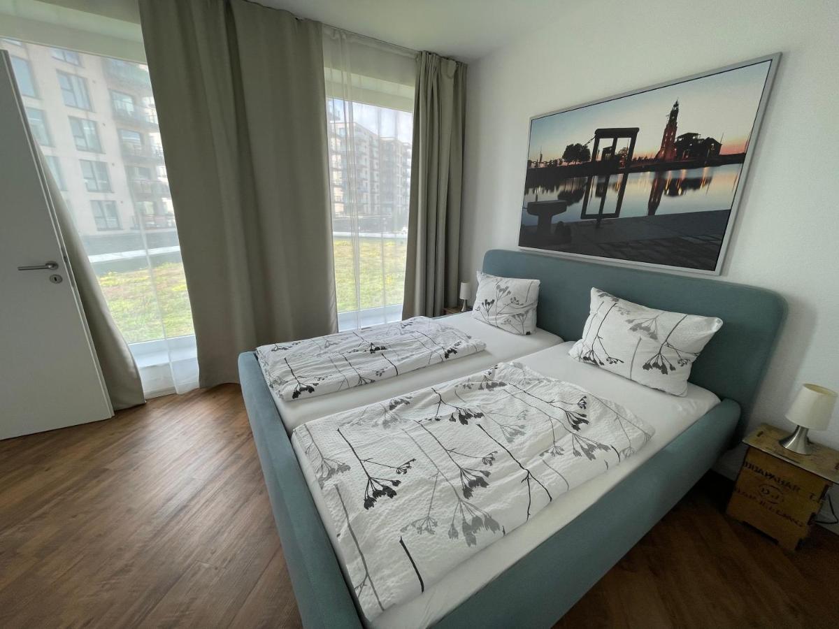 Ferienwohnung Romeike "Newport" Bremerhaven Dış mekan fotoğraf