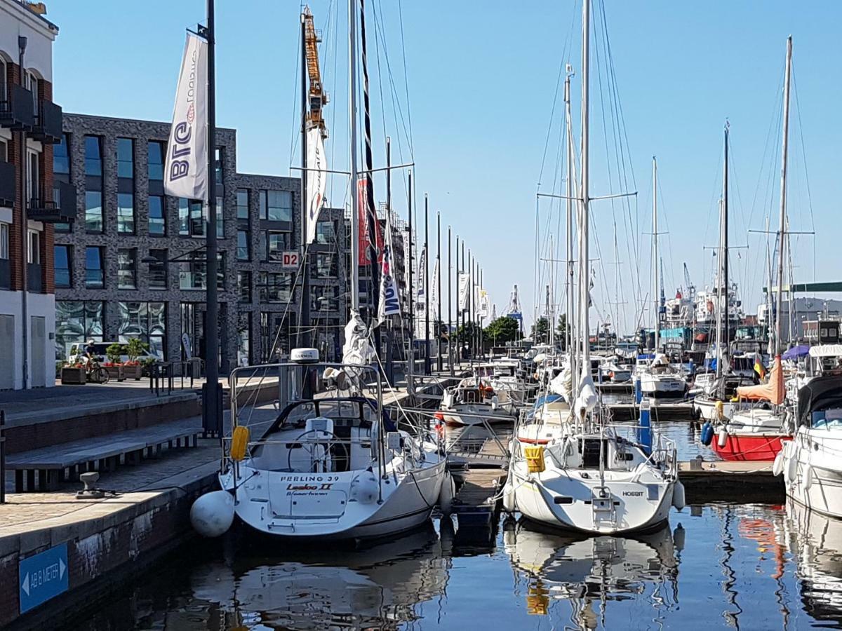 Ferienwohnung Romeike "Newport" Bremerhaven Dış mekan fotoğraf